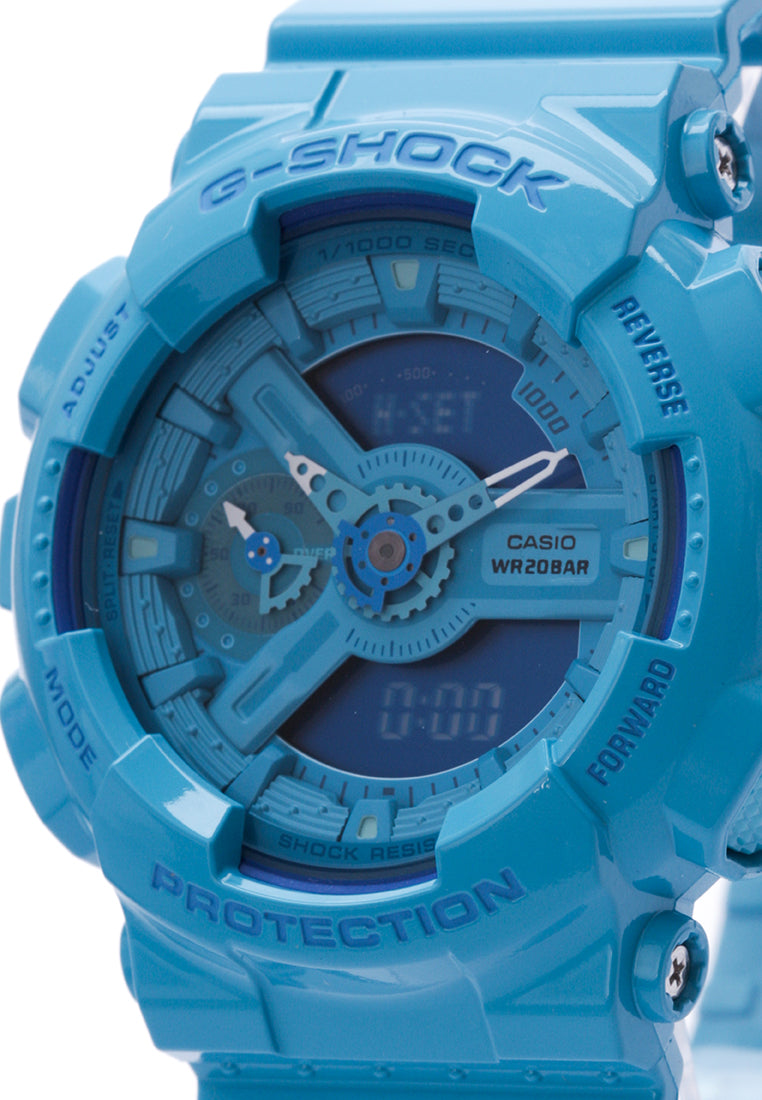 Casio G-shock GMA-S110CC-2ADR Digital Analog Rubber Strap Watch-Watch Portal Philippines
