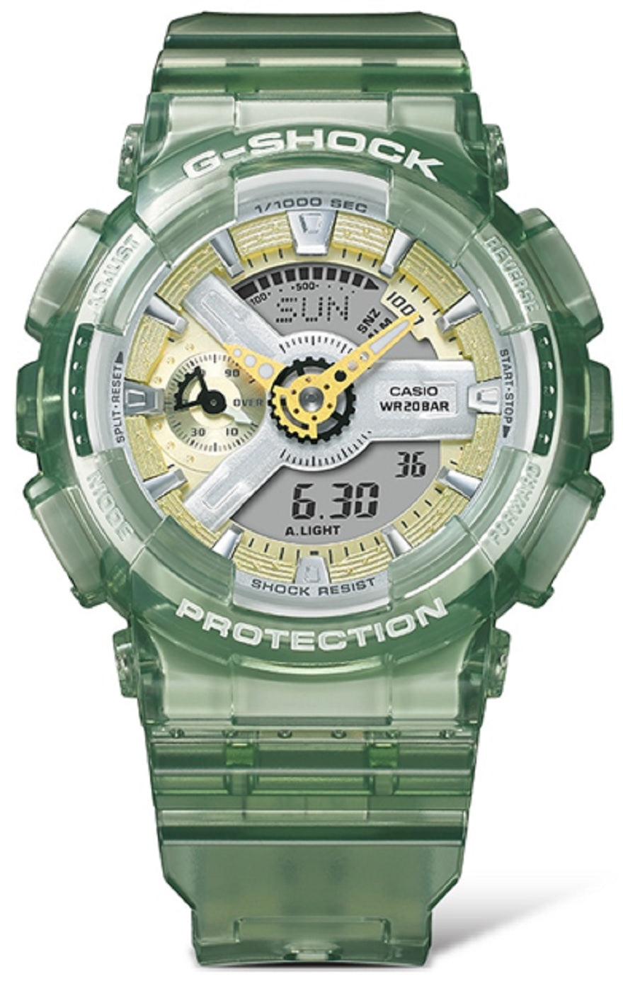 Casio G-shock GMA-S110GS-3A Digital Analog Rubber Strap Watch-Watch Portal Philippines