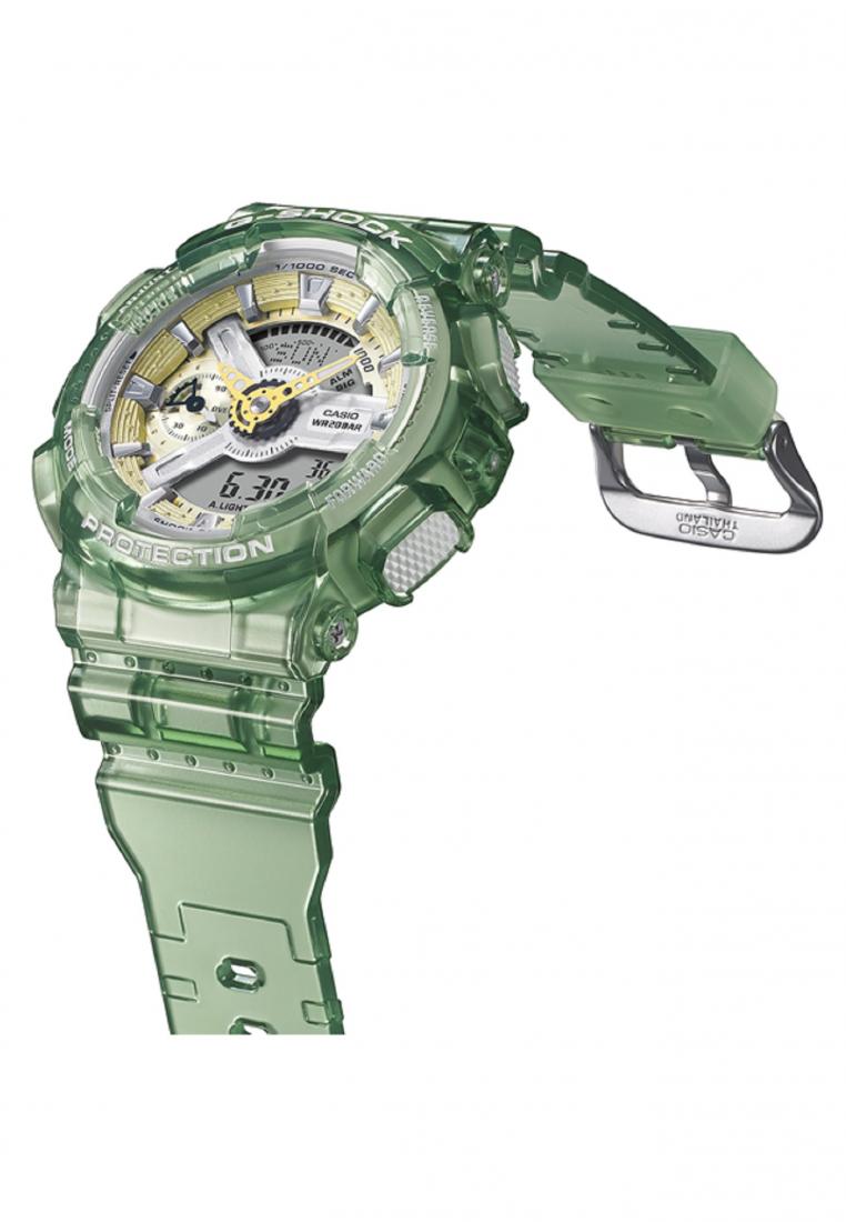 Casio G-shock GMA-S110GS-3A Digital Analog Rubber Strap Watch-Watch Portal Philippines