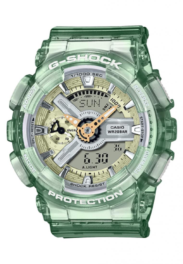 Casio G-shock GMA-S110GS-3A Digital Analog Rubber Strap Watch-Watch Portal Philippines