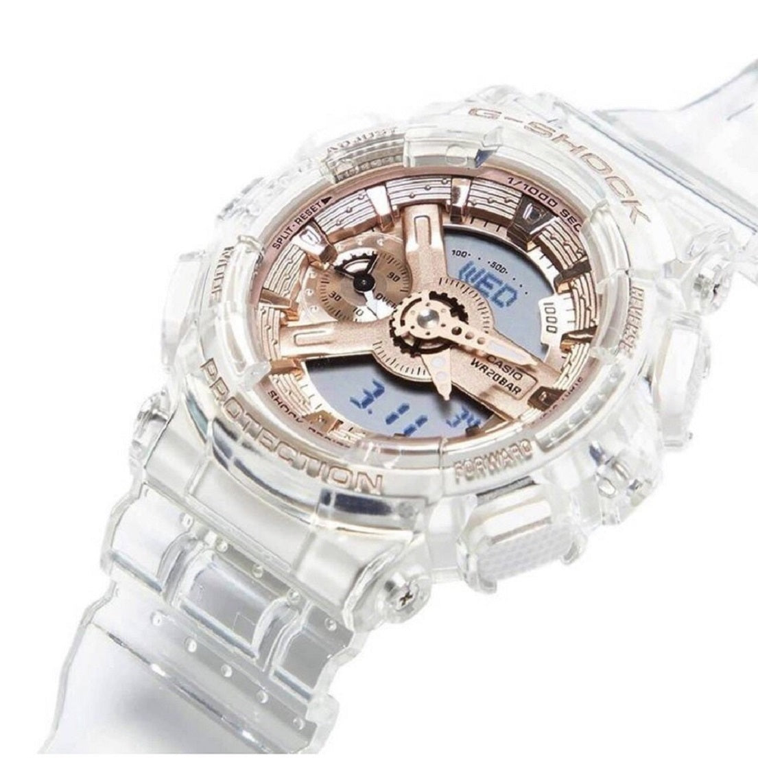 Casio G-shock GMA-S110SR-7A Digital Analog Rubber Strap Watch-Watch Portal Philippines