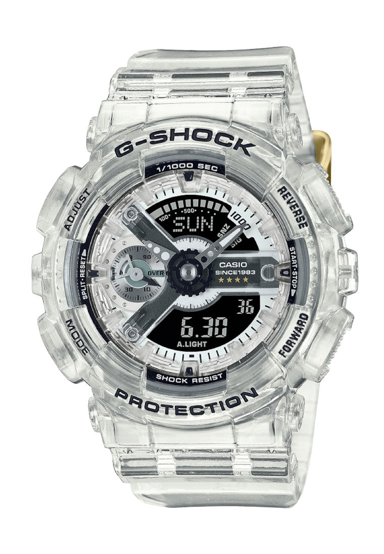 Casio G-shock GMA-S114RX-7A Digital Analog Rubber Strap Watch