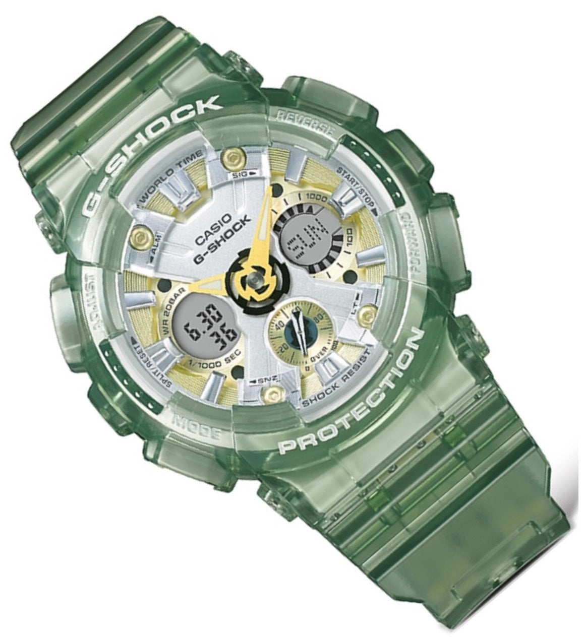 Casio G-shock GMA-S120GS-3A Digital Analog Rubber Strap Watch-Watch Portal Philippines