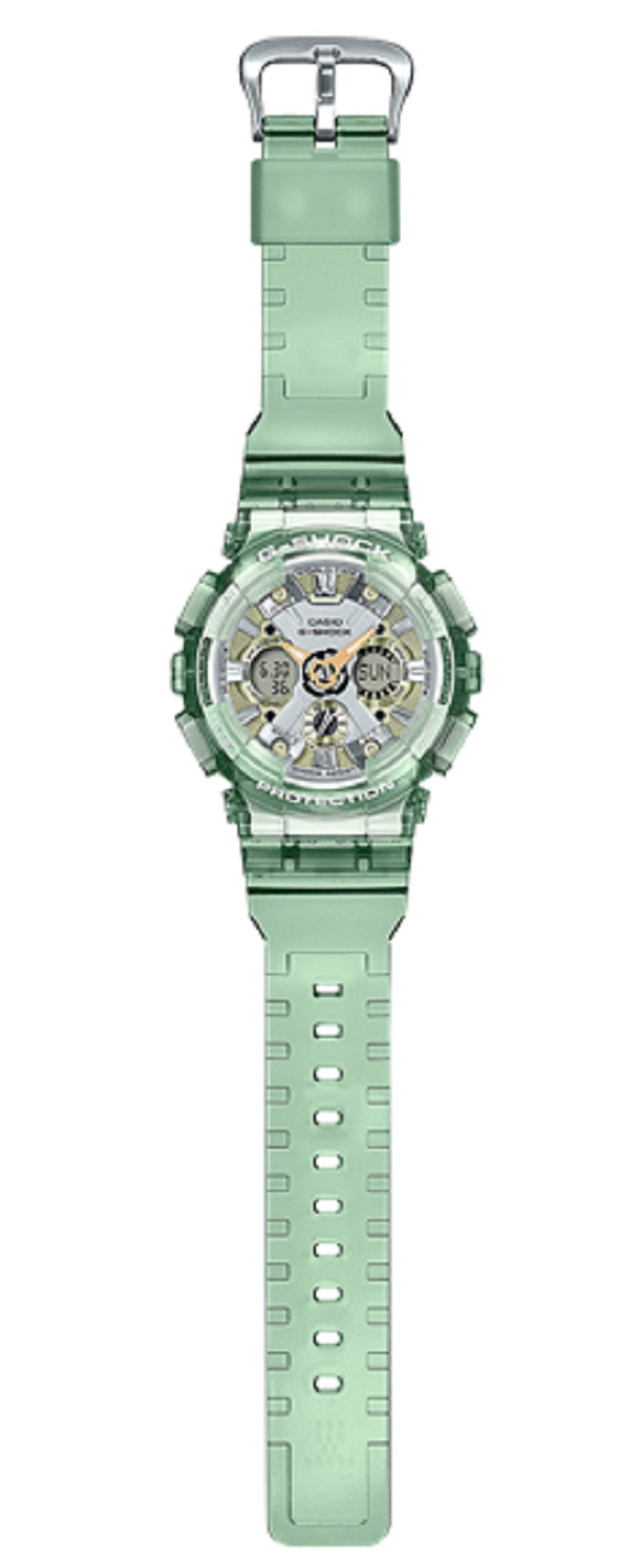 Casio G-shock GMA-S120GS-3A Digital Analog Rubber Strap Watch-Watch Portal Philippines