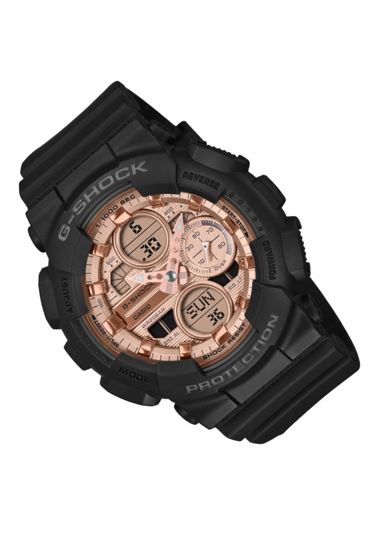 Casio G-shock GMA-S140PG-1ADR Rubber Strap Digital Analog Watch for Women-Watch Portal Philippines