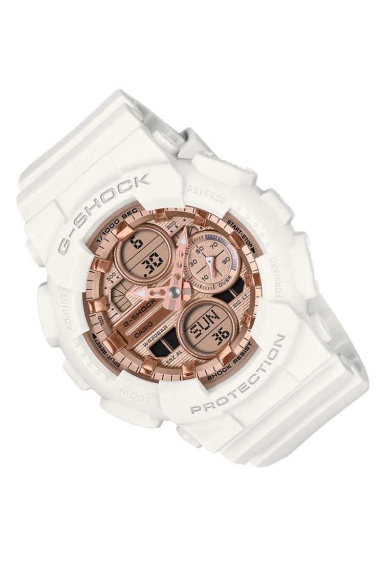 Casio G-shock GMA-S140PG-7ADR Rubber Strap Digital Analog Watch for Women-Watch Portal Philippines