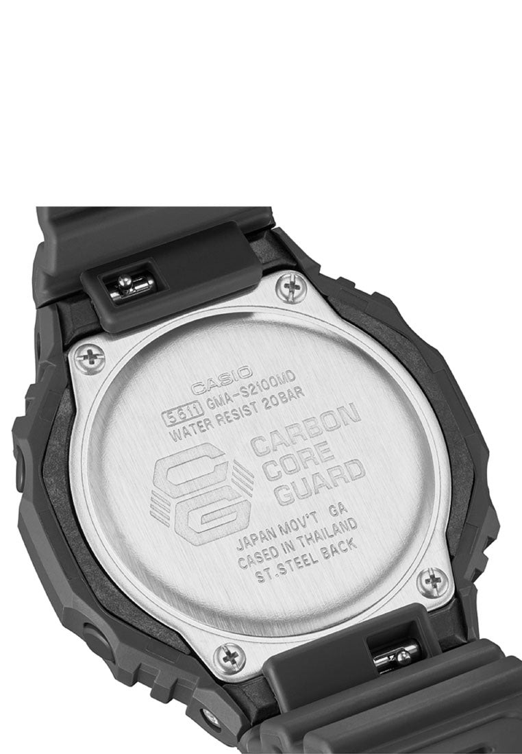 Casio G-shock GMA-S2100MD-1A Digital Analog Rubber Strap Watch For Women-Watch Portal Philippines