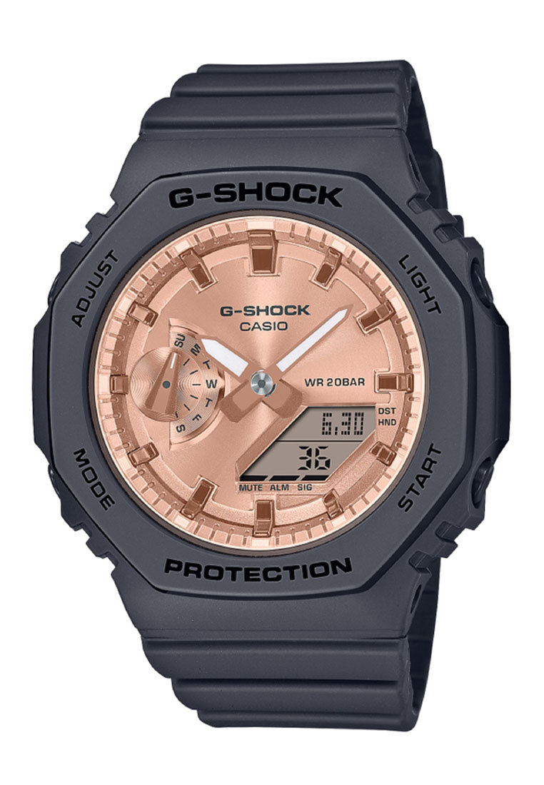 Casio G-shock GMA-S2100MD-1A Digital Analog Rubber Strap Watch For Women