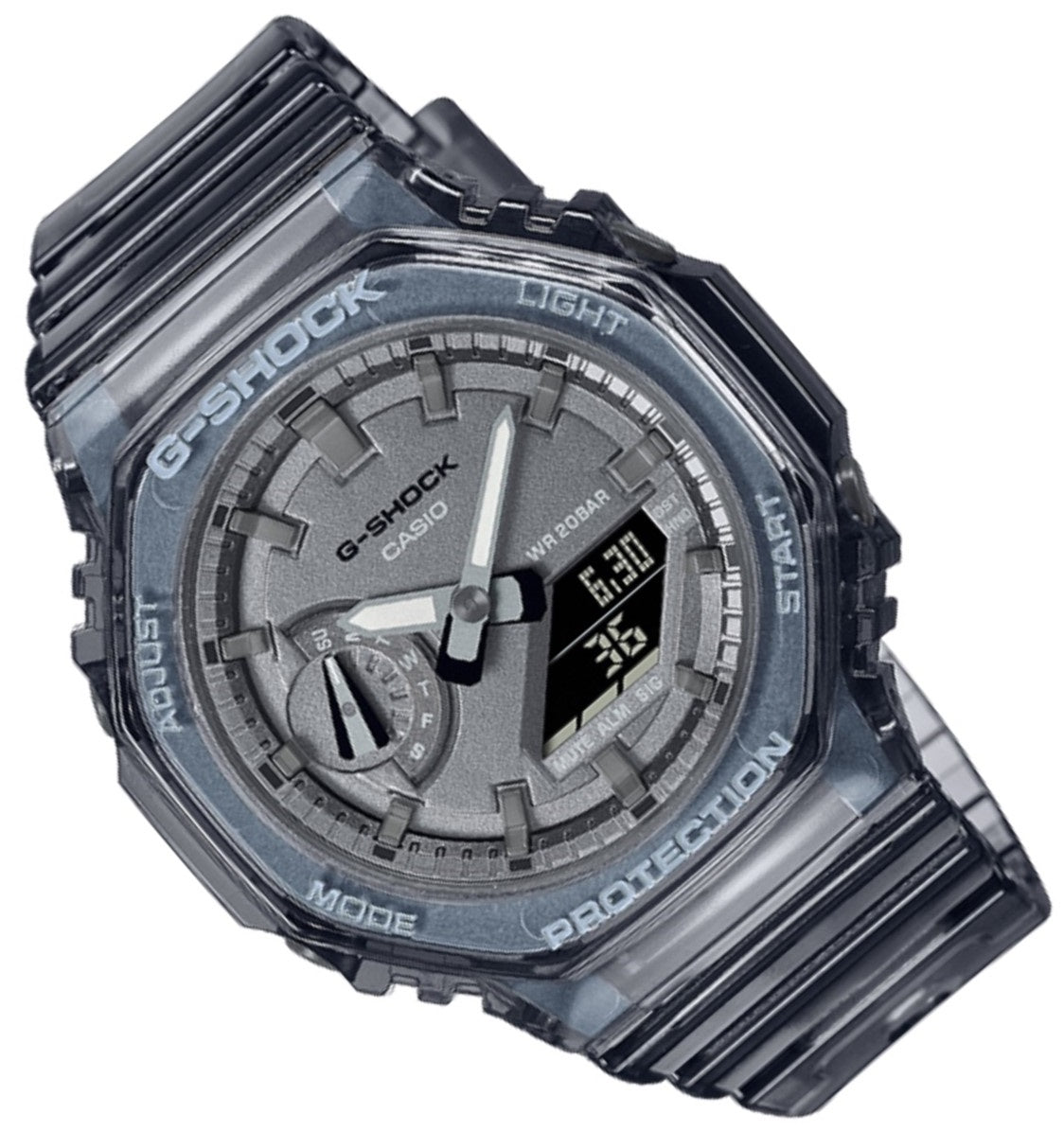 Casio G-shock GMA-S2100SK-1A Digital Analog Rubber Strap Watch for Women-Watch Portal Philippines