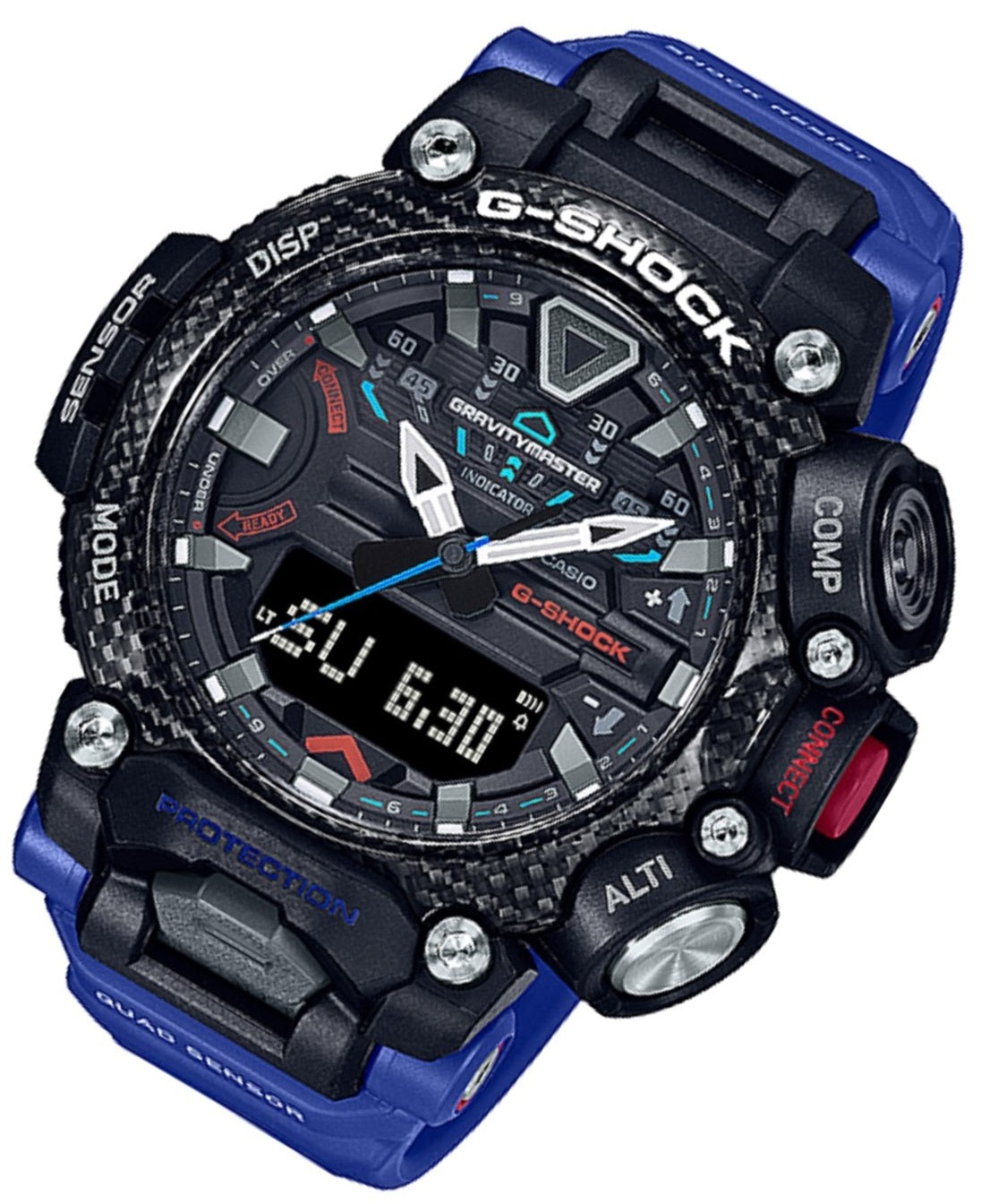 Casio G-shock GR-B200-1A2 Gravity Master Digital Analog Bluetooth Watch for Men-Watch Portal Philippines