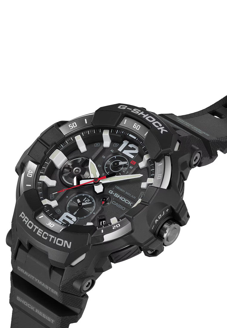 Casio G-shock GR-B300-1A Gravity Master Analog Rubber Strap Bluetooth Solar Watch For Men-Watch Portal Philippines