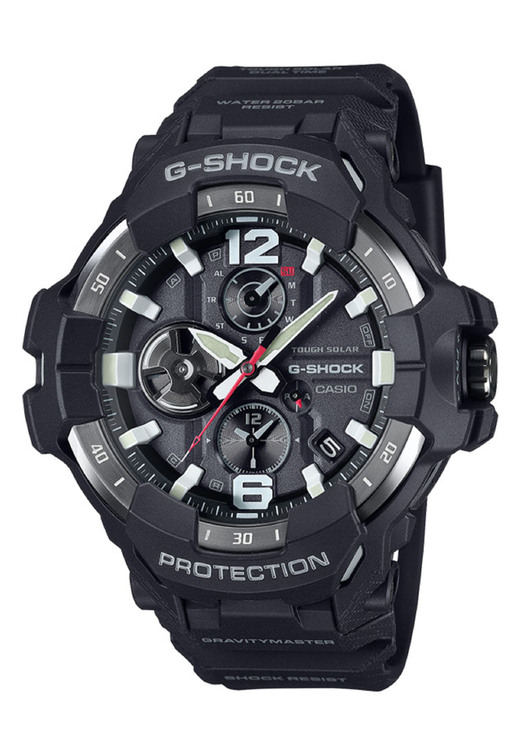 Casio G-shock GR-B300-1A Gravity Master Analog Rubber Strap Bluetooth Solar Watch For Men-Watch Portal Philippines