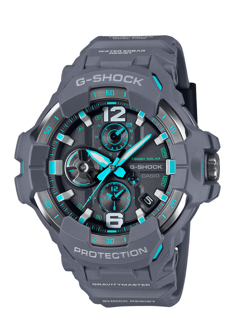 Casio G-shock GR-B300-8A2 Gravity Master Analog Rubber Strap Bluetooth Solar Watch For Men-Watch Portal Philippines
