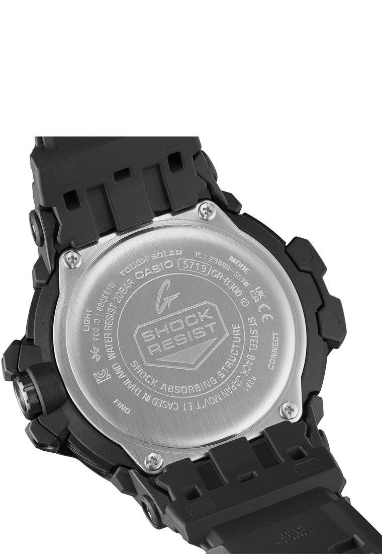 Casio G-shock GR-B300EC-1A GravityMaster Analog Rubber Strap Bluetooth Solar Watch for Men-Watch Portal Philippines