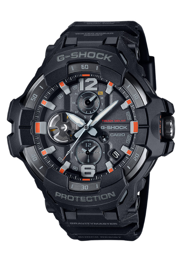 Casio G-shock GR-B300EC-1A GravityMaster Analog Rubber Strap Bluetooth Solar Watch for Men-Watch Portal Philippines