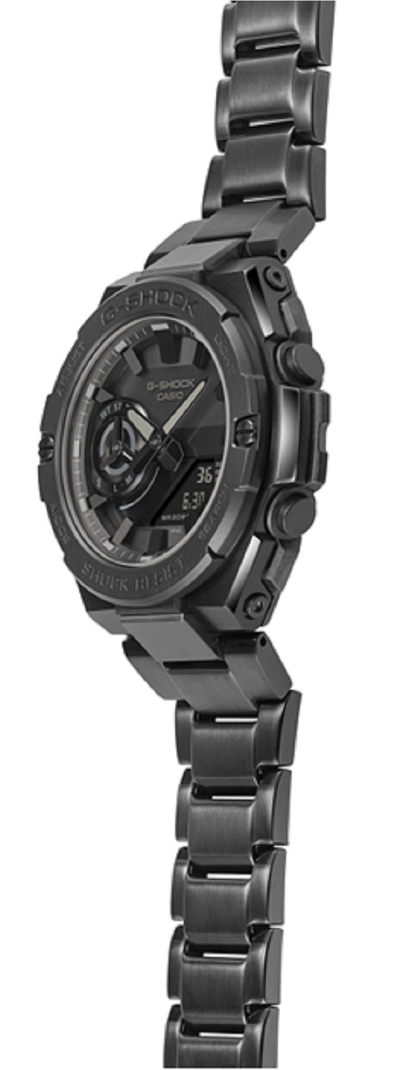 Casio G-shock GST-B500BD-1A Solar Digital Analog Stainless Steel Strap Watch-Watch Portal Philippines