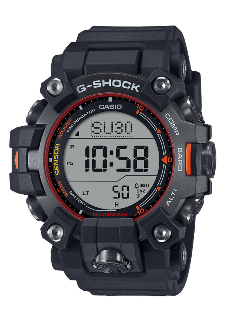 Casio G-shock GW-9500MEC-1DR Mudman Digital Rubber Strap Bluetooth Solar Watch for Men-Watch Portal Philippines