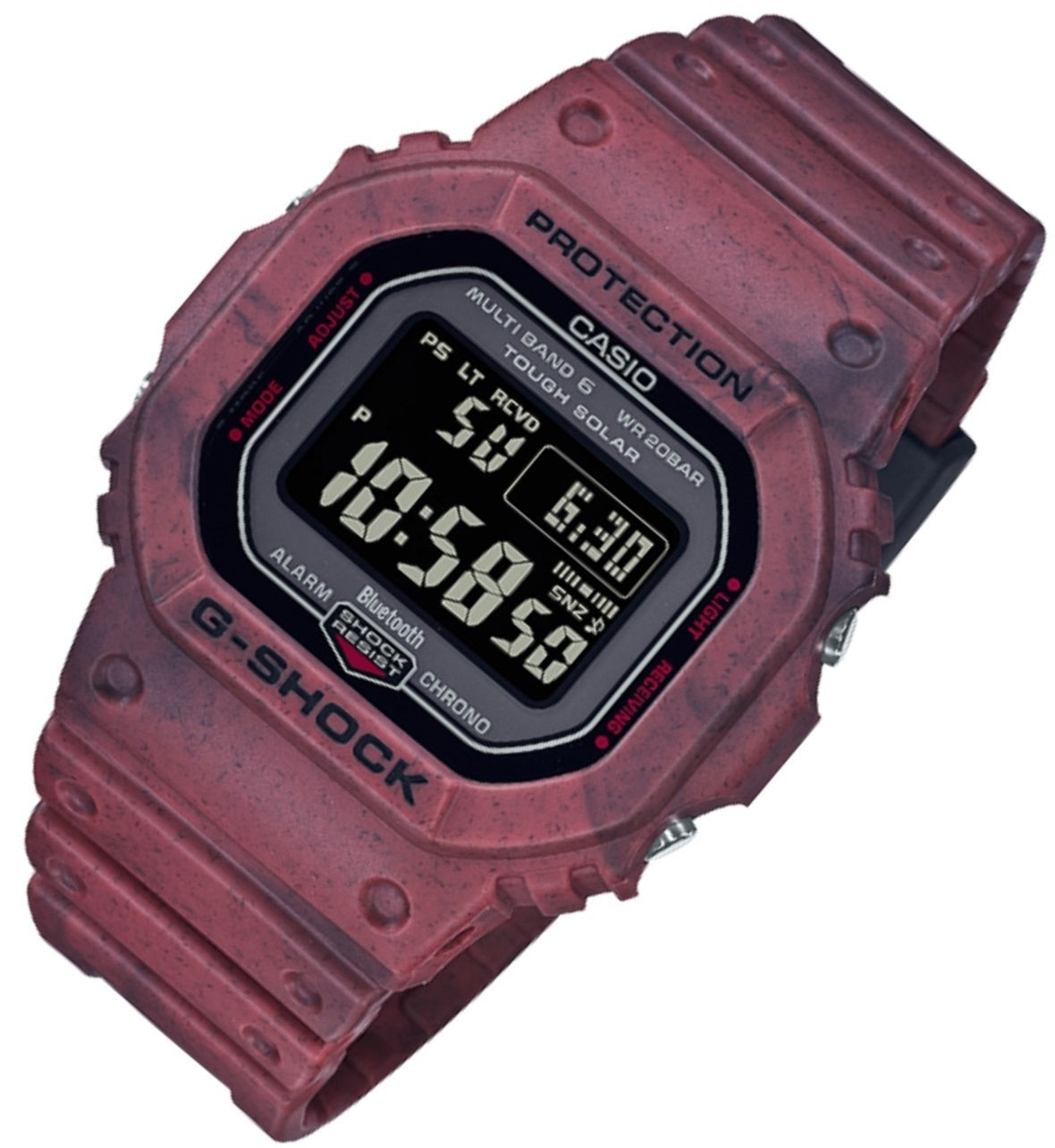 Casio G-shock GW-B5600SL-4DR Bluetooth Solar Digital Rubber Strap Watch-Watch Portal Philippines