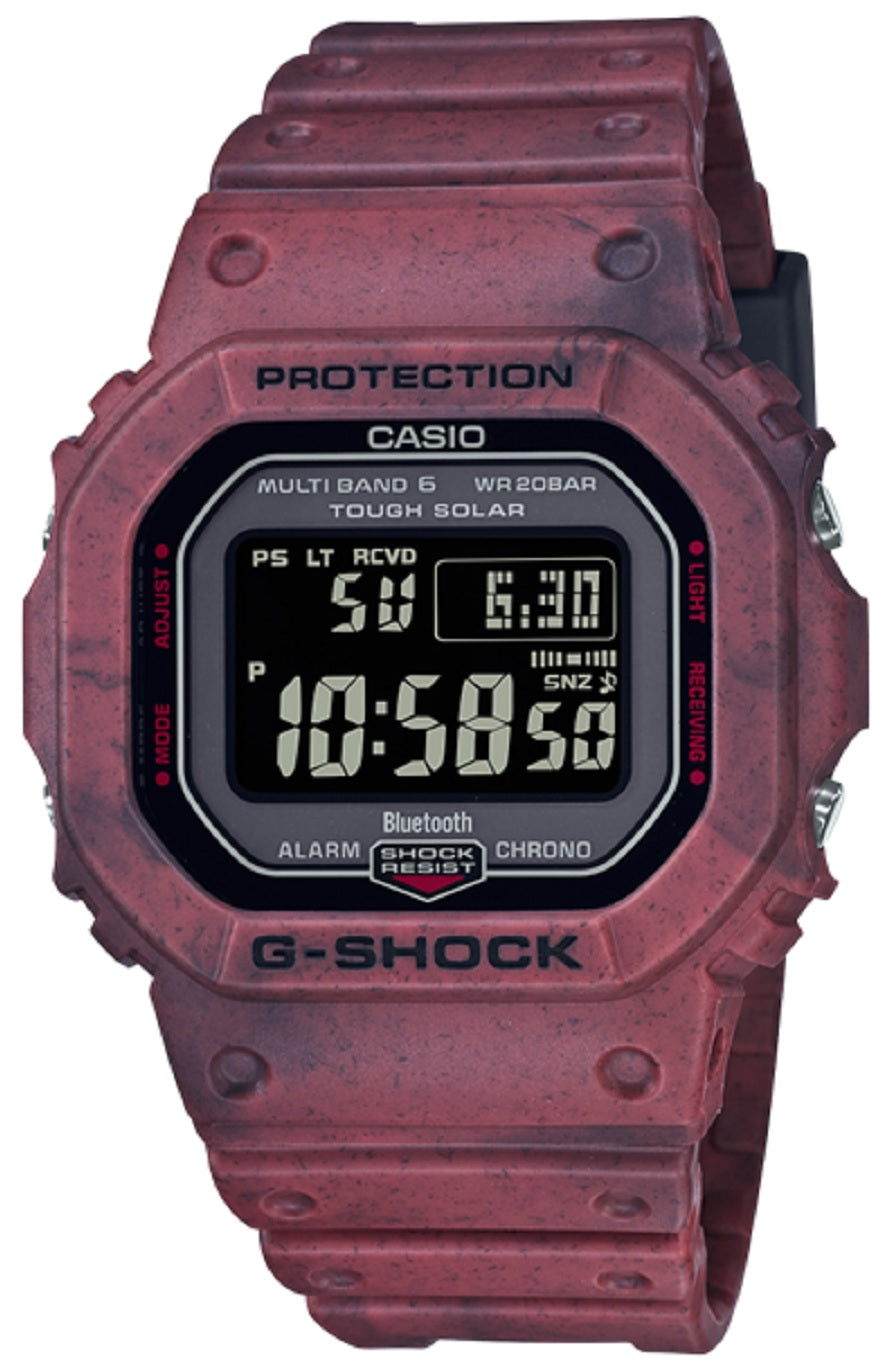 Casio G-shock GW-B5600SL-4DR Bluetooth Solar Digital Rubber Strap Watch-Watch Portal Philippines