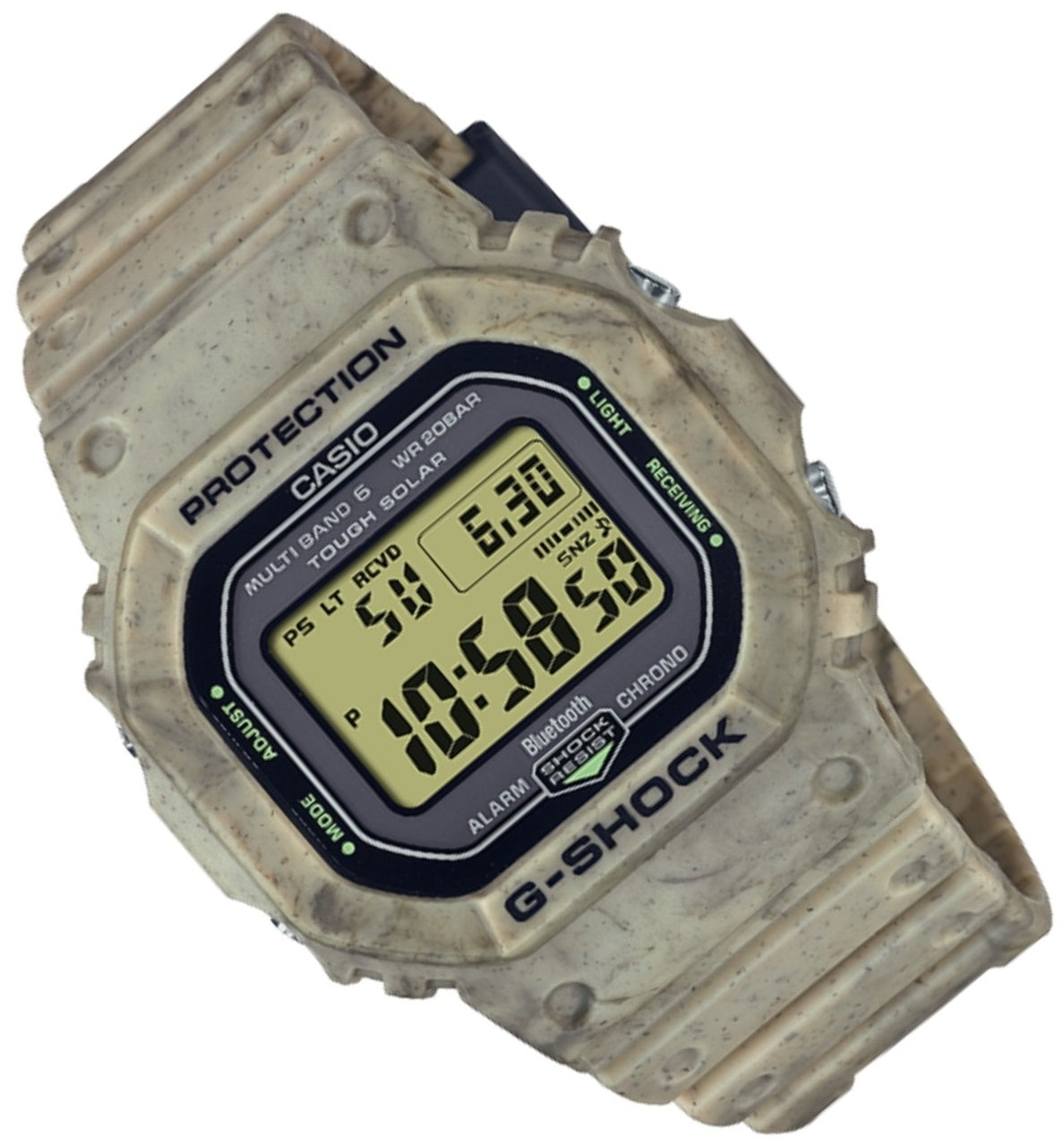 Casio G-shock GW-B5600SL-5DR Bluetooth Solar Digital Rubber Strap Watch-Watch Portal Philippines