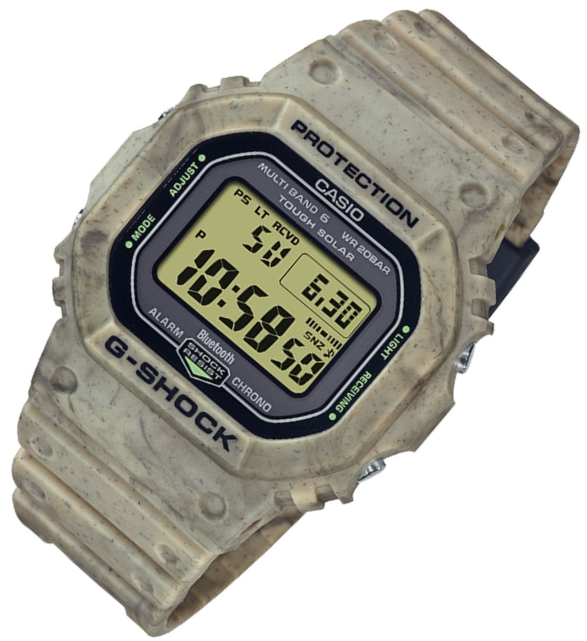 Casio G-shock GW-B5600SL-5DR Bluetooth Solar Digital Rubber Strap Watch-Watch Portal Philippines