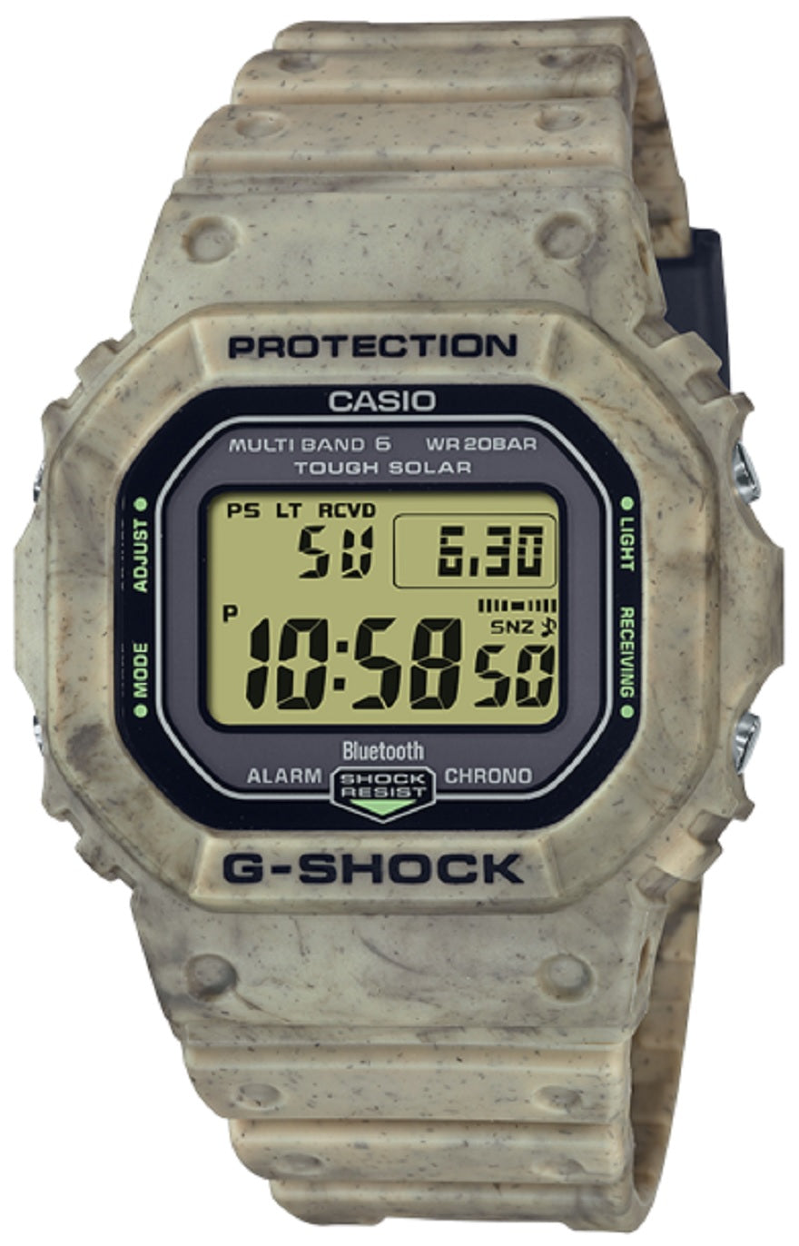 Casio G-shock GW-B5600SL-5DR Bluetooth Solar Digital Rubber Strap Watch-Watch Portal Philippines