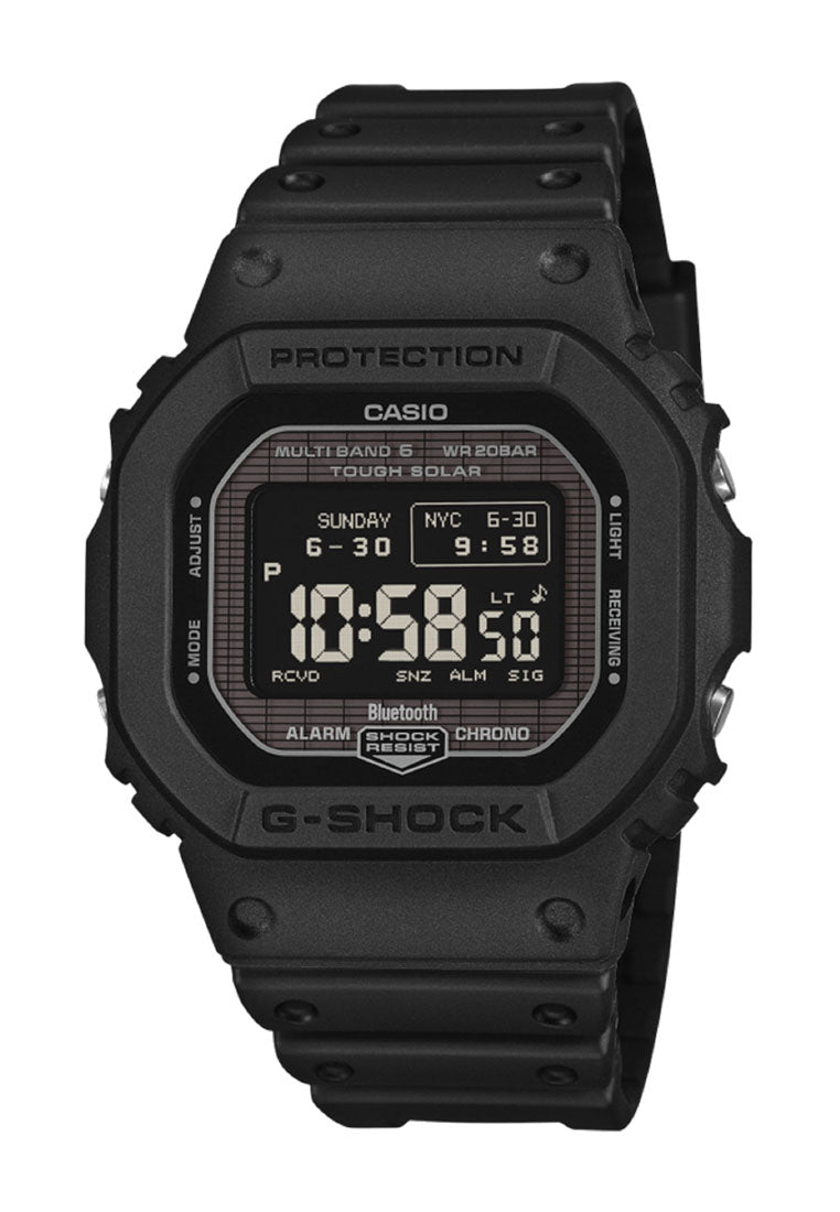 Casio G-shock GW-BX5600-1A1DR Digital Rubber Strap Solar Bluetooth Watch for Men-Watch Portal Philippines