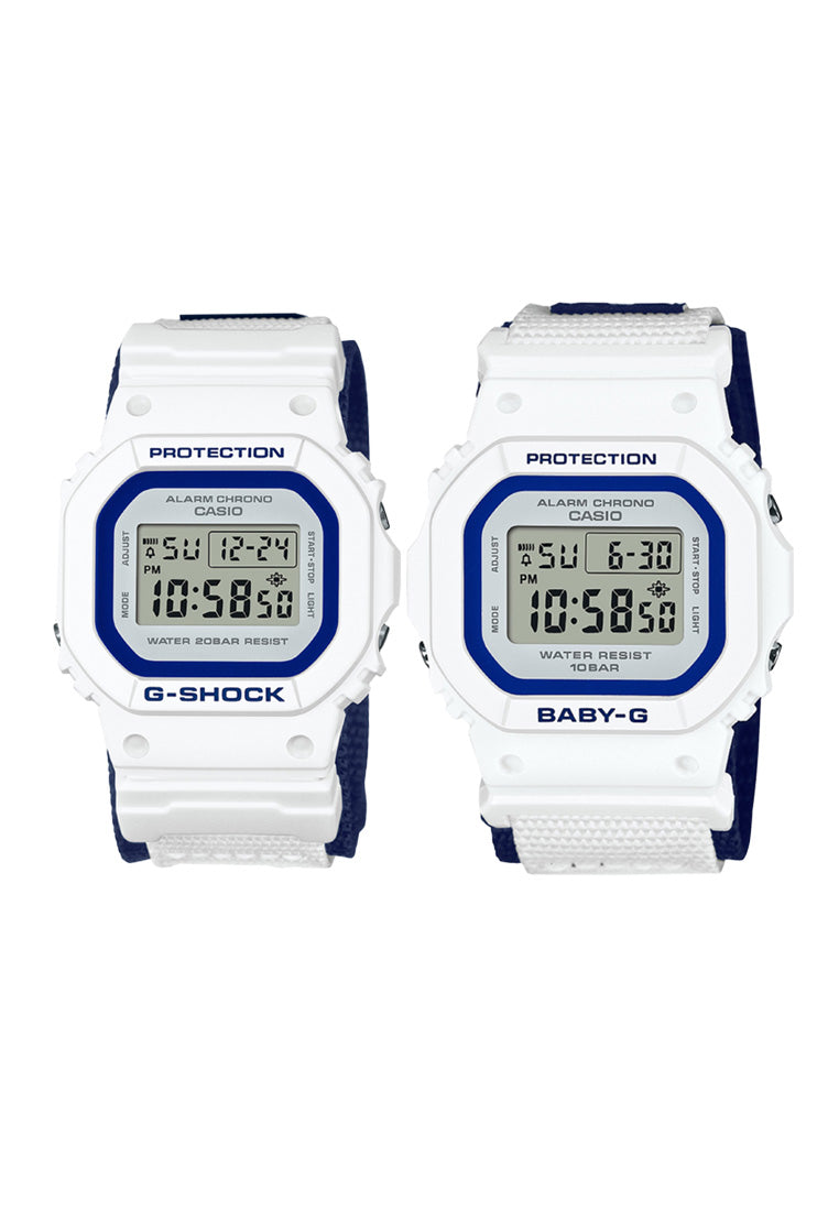 Casio G-shock Lover's Collection LOV-23A-7DR Digital Rubber Strap Couple Watch-Watch Portal Philippines