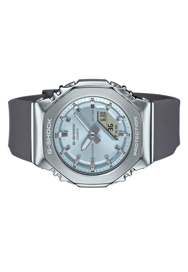 Casio G-shock Women GM-S2110-2A Digital Analog Rubber Strap Watch for Women-Watch Portal Philippines