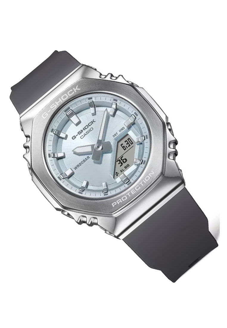 Casio G-shock Women GM-S2110-2A Digital Analog Rubber Strap Watch for Women-Watch Portal Philippines