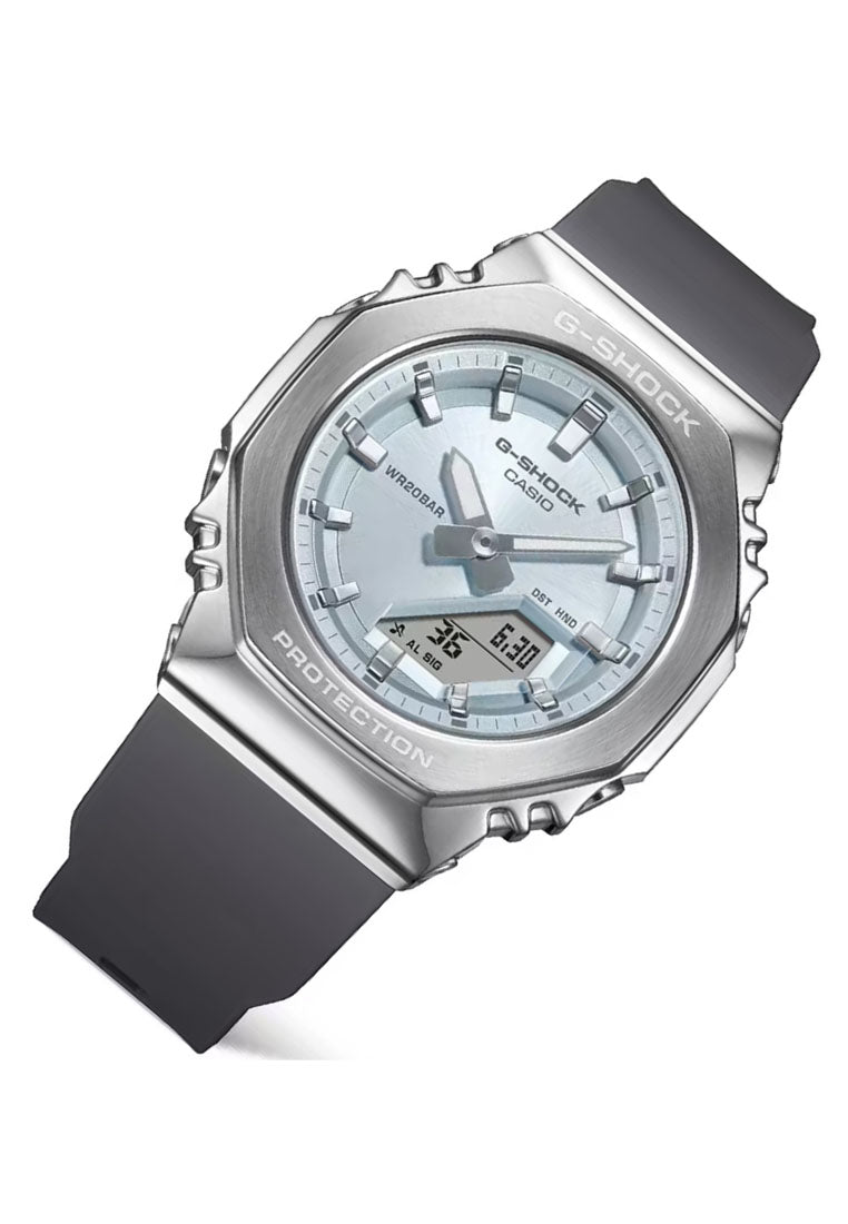 Casio G-shock Women GM-S2110-2A Digital Analog Rubber Strap Watch for Women-Watch Portal Philippines
