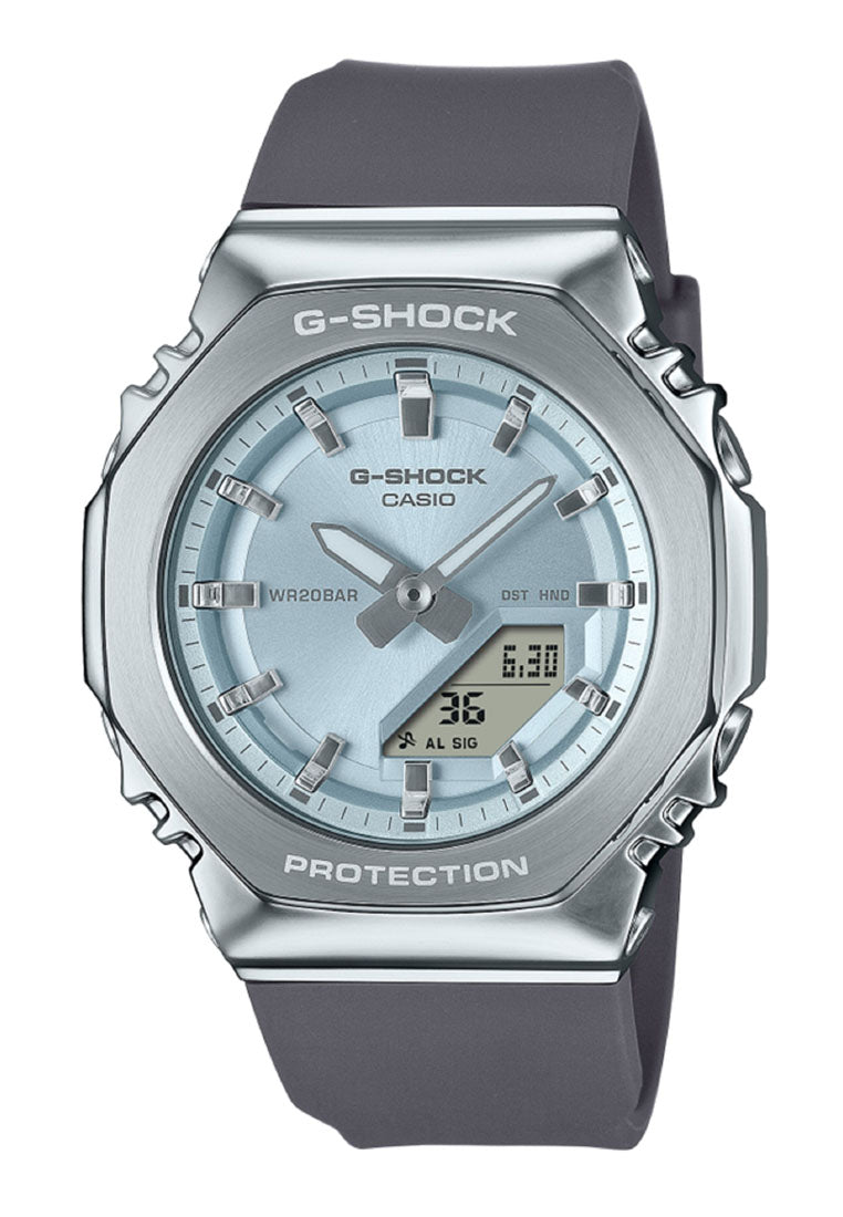 Casio G-shock Women GM-S2110-2A Digital Analog Rubber Strap Watch for Women-Watch Portal Philippines