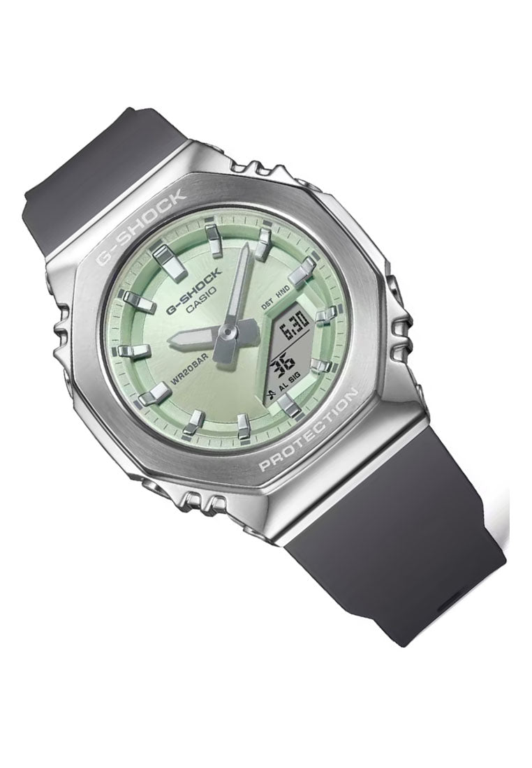 Casio G-shock Women GM-S2110-3A Digital Analog Rubber Strap Watch for Women-Watch Portal Philippines