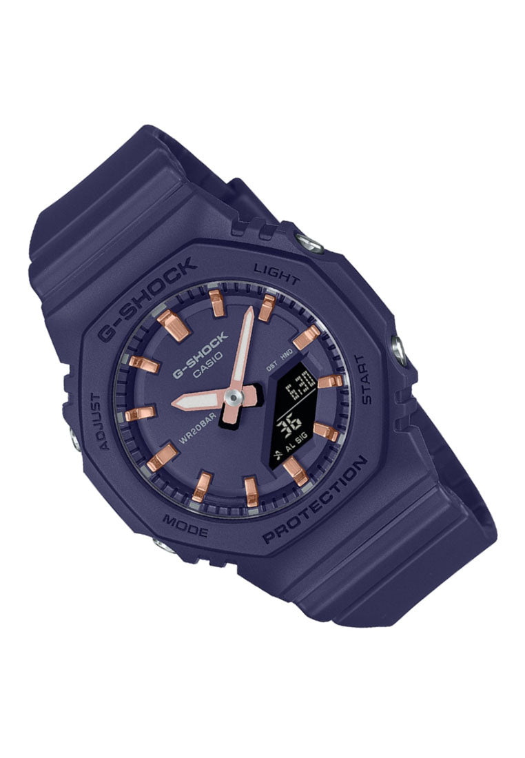 Casio G-shock Women GMA-P2100M-2A Digital Analog Rubber Strap Watch For Women-Watch Portal Philippines