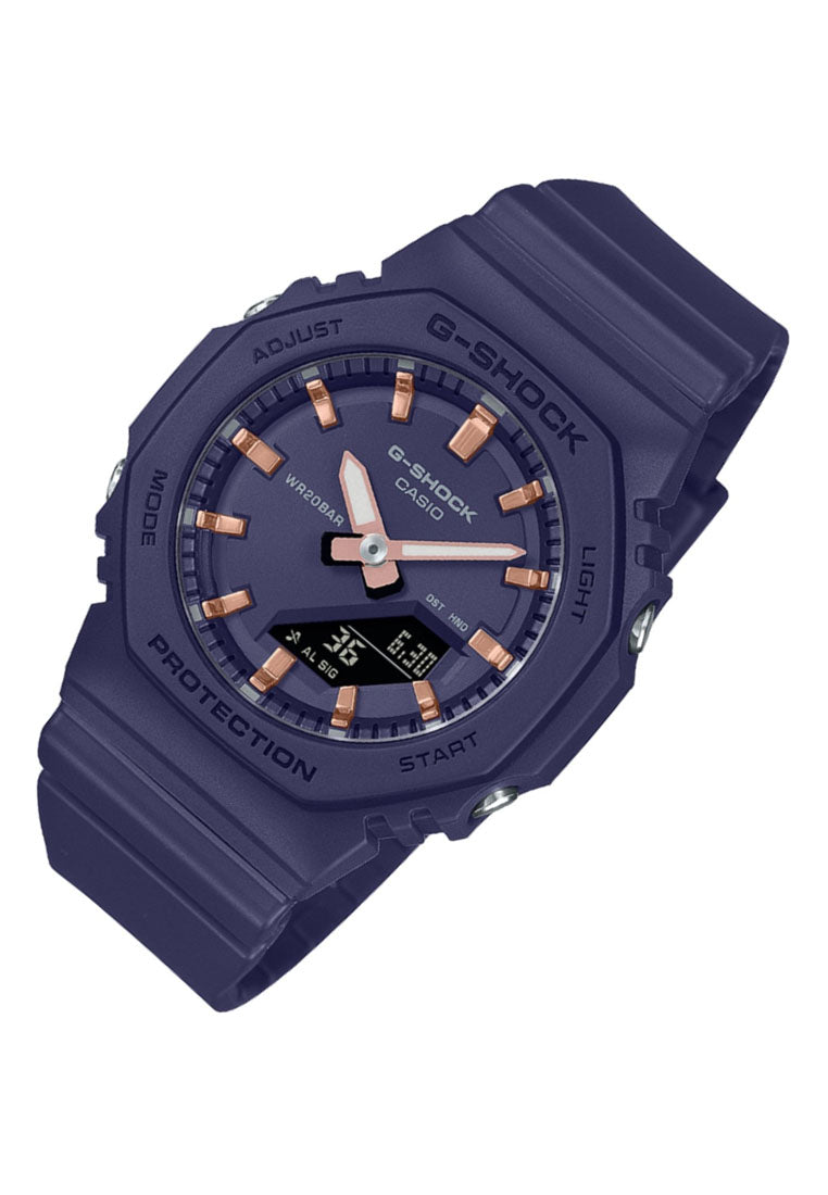 Casio G-shock Women GMA-P2100M-2A Digital Analog Rubber Strap Watch For Women-Watch Portal Philippines