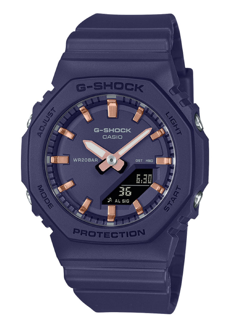 Casio G-shock Women GMA-P2100M-2A Digital Analog Rubber Strap Watch For Women-Watch Portal Philippines