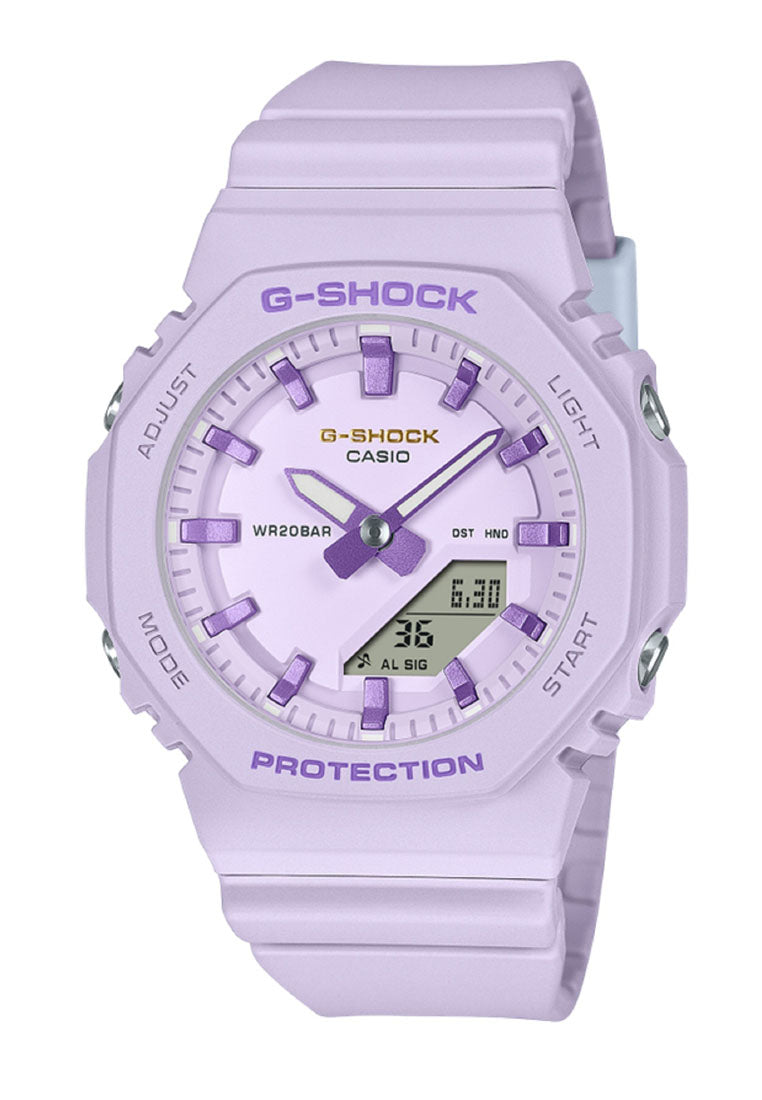 Casio G-shock Women GMA-P2126W-8ADR Rubber Strap Digital Analog Watch for Women-Watch Portal Philippines