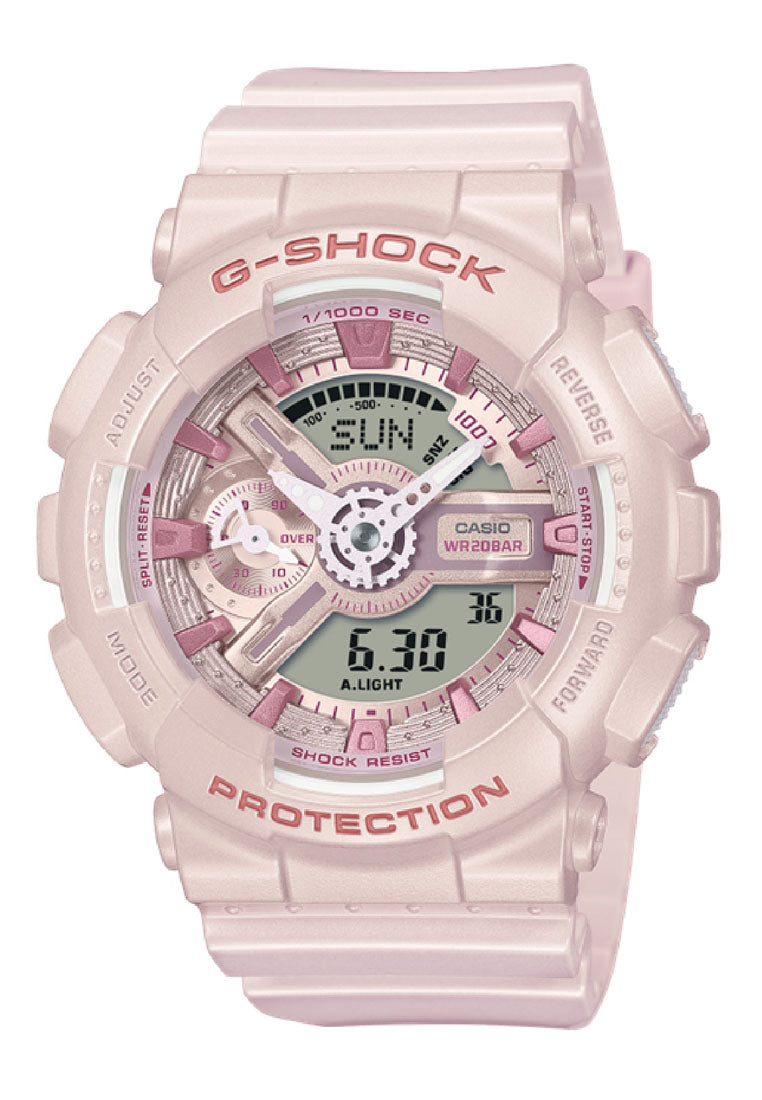 Casio G-shock Women GMA-S110ST-4A Digital Analog Rubber Strap Watch For Women-Watch Portal Philippines