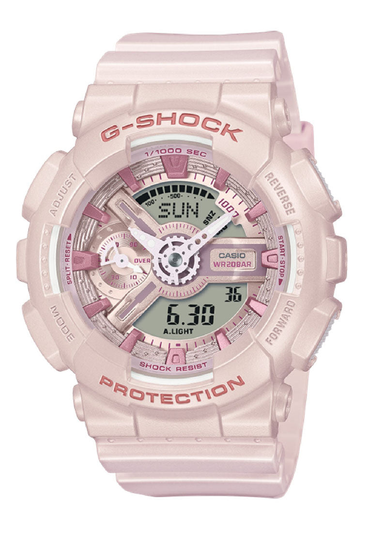 Casio G-shock Women GMA-S110ST-4A Digital Analog Rubber Strap Watch For Women-Watch Portal Philippines