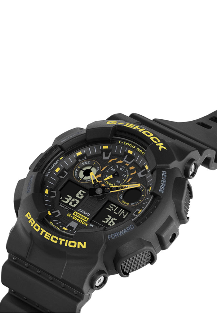 Casio GA-100CY-1A Digital Analog Rubber Strap Watch for Men-Watch Portal Philippines