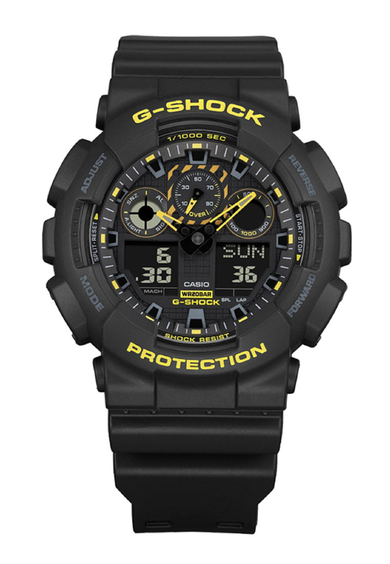 Casio GA-100CY-1A Digital Analog Rubber Strap Watch for Men-Watch Portal Philippines