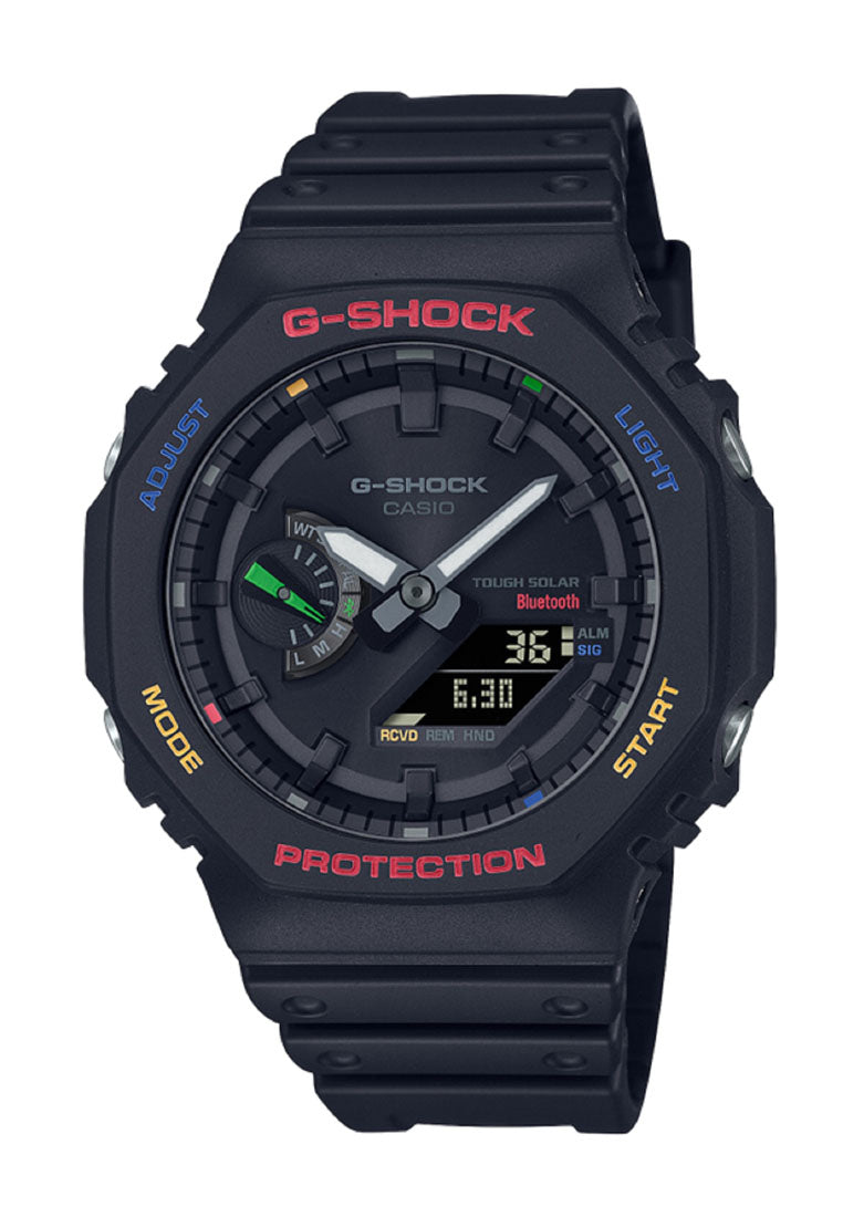 Casio GA-B2100FC-1A Digital Analog Rubber Strap Watch for Men