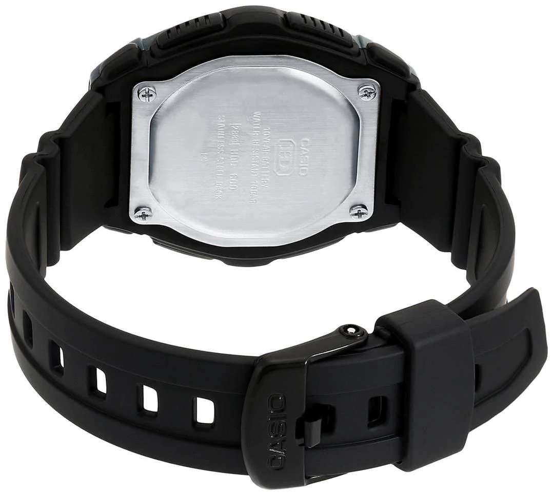 Casio HDD-600G-9AVDF Black Resin Strap Watch for Men-Watch Portal Philippines