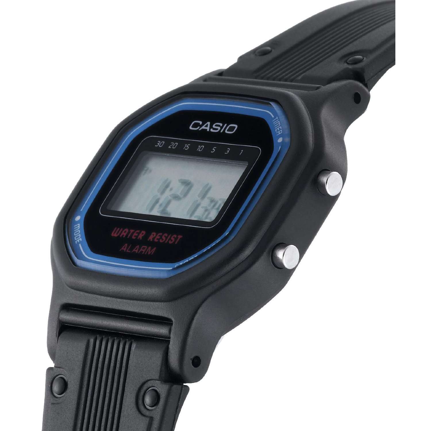 Casio LA-11WB-1WDF Black Resin Strap Watch for Women-Watch Portal Philippines