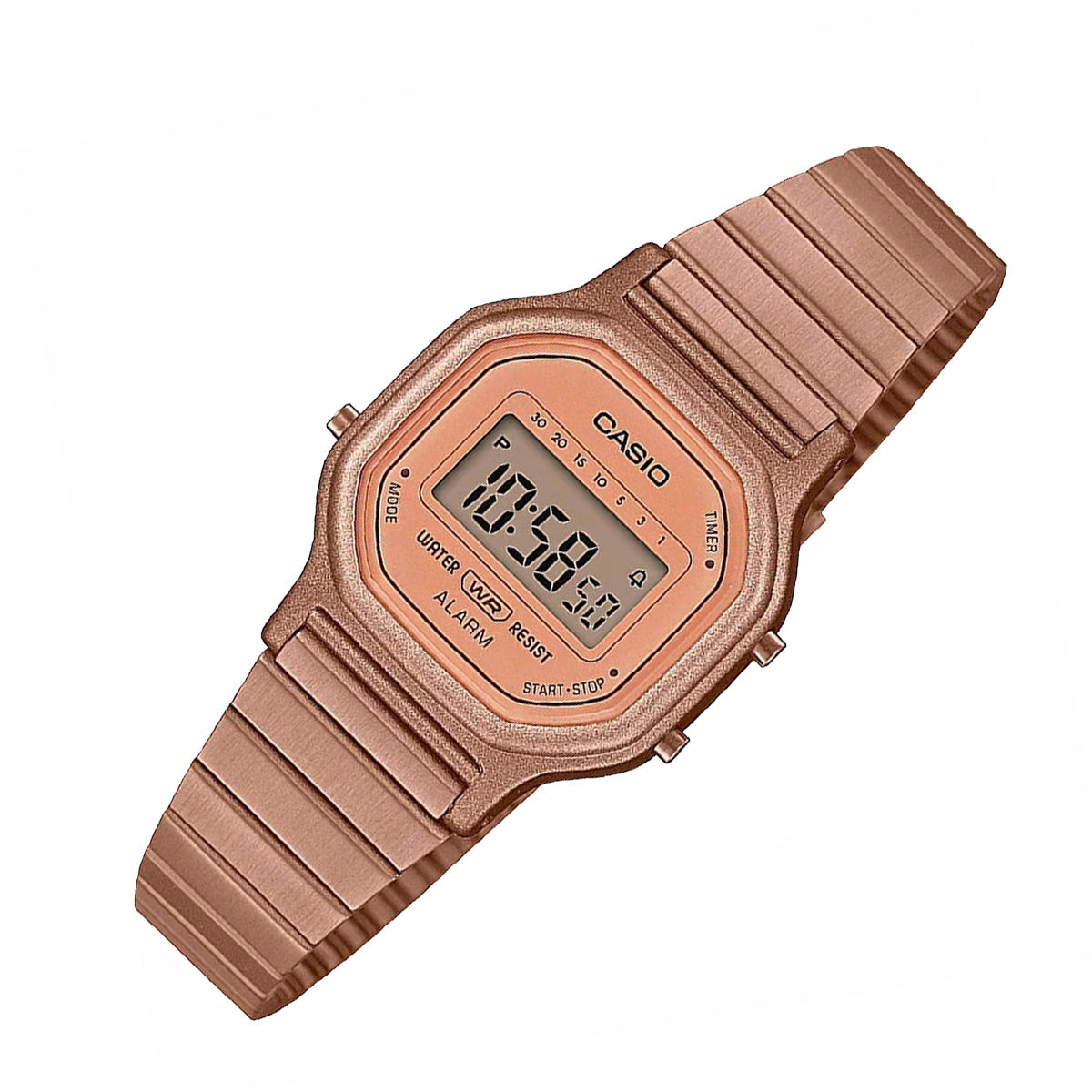 Casio LA-11WR-5A_1197 Rose gold strap watch for Women-Watch Portal Philippines