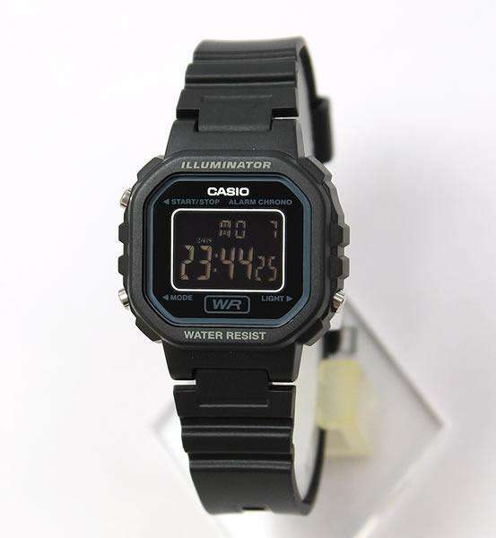 Casio LA-20WH-1BDF Black Resin Watch for Women-Watch Portal Philippines