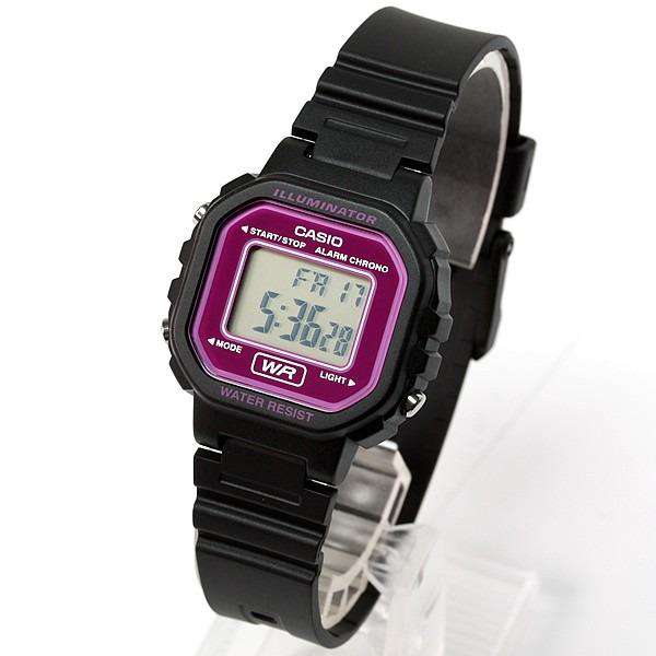 Casio LA-20WH-4ADF Black Resin Strap Watch for Women-Watch Portal Philippines