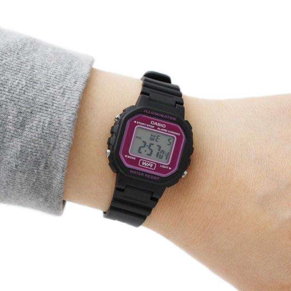 Casio LA-20WH-4ADF Black Resin Strap Watch for Women-Watch Portal Philippines