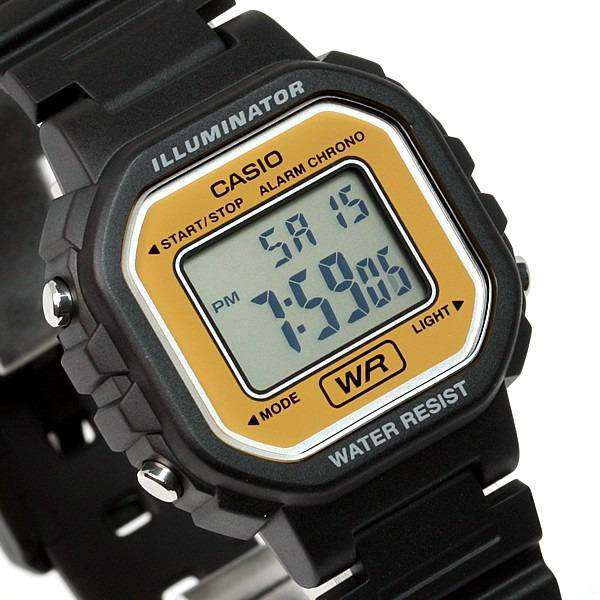 Casio LA-20WH-9ADF Black Resin Strap Watch for Women-Watch Portal Philippines
