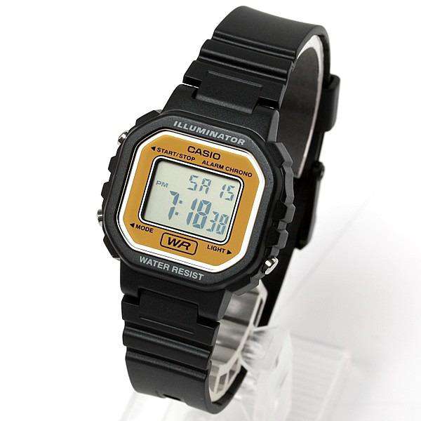 Casio LA-20WH-9ADF Black Resin Strap Watch for Women-Watch Portal Philippines
